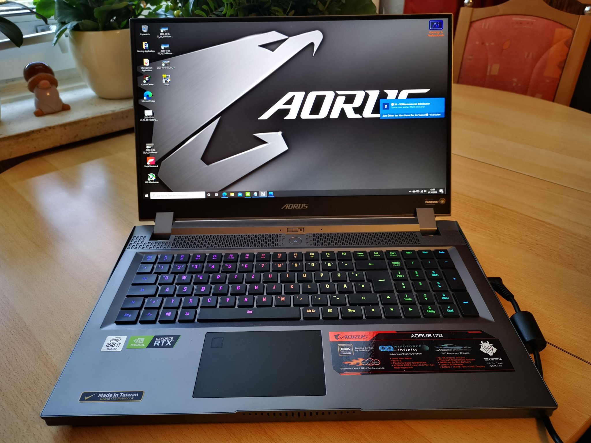 High End Gaming Mit Einem Gigabyte Aorus Laptop Netzpiloten De