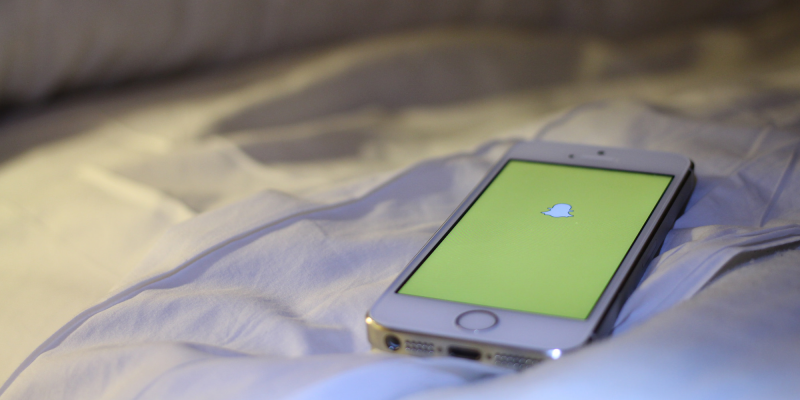 Snapchat (adapted) (Image by Maurizio Pesce [CC BY 2.0] via Flickr)