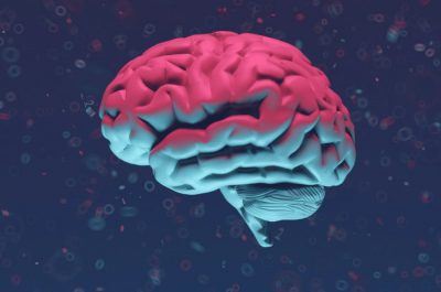 Buntes Gehirn, das Künstliche Intelligenz darstellen