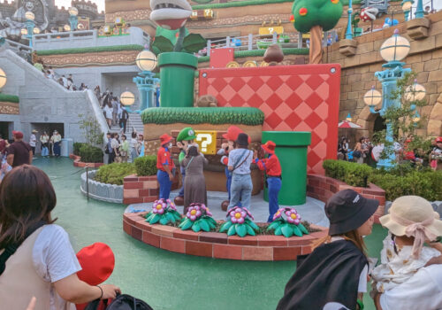 Die von Mario inspirierte Supernintendo World in den Universal Studios Japan.