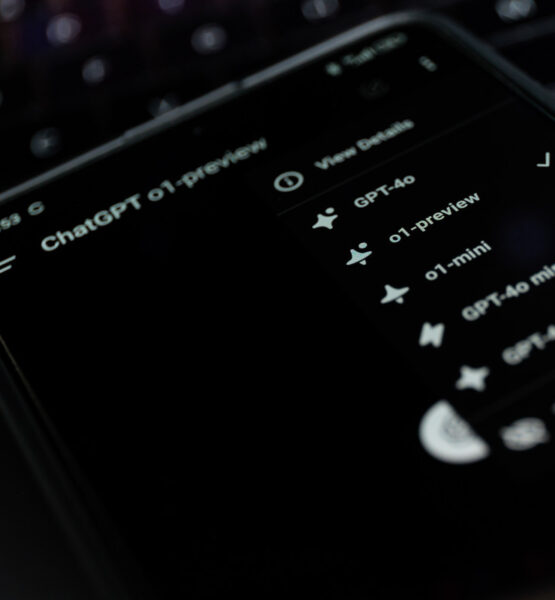 Auswahlmöglichkeiten für das neue OpenAI o1-Modell auf einem Smartphone.